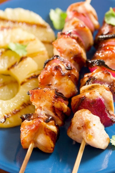 Pineapple Chicken Kebabs