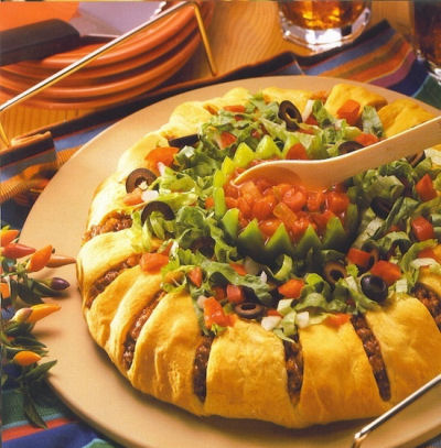 Ground Beef Taco Ring
