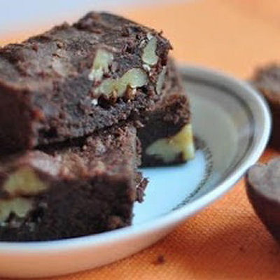 Slow cooker Triple chocolate brownies