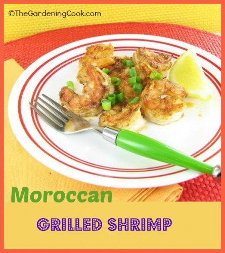 Moroccan grilled shrimp