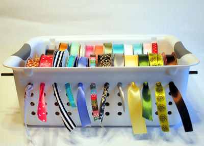 Ribbon organizer DIY