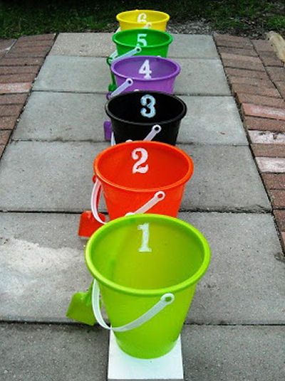 Bean bag toss party game