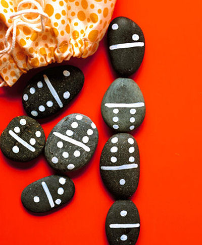 DIY Rock Domino Game