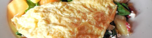 Greek Omelette with Artichokes and Feta Cheese