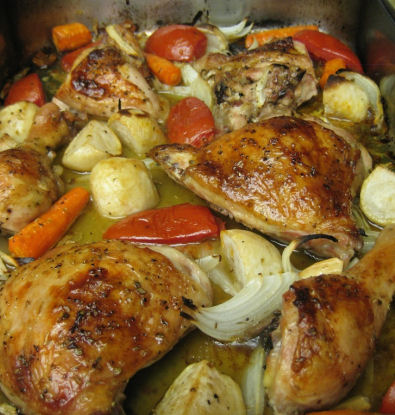 Lebanese Baked Chicken