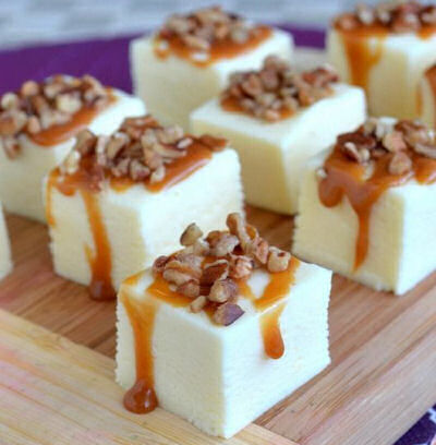 Easy Turtle Cheesecake Fudge