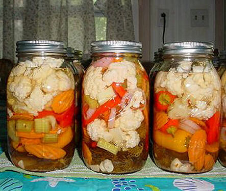 Home made Giardiniera Mix