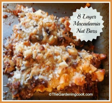 8 layer macadamia nut bars