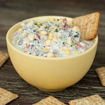 Poolside vegetable dip