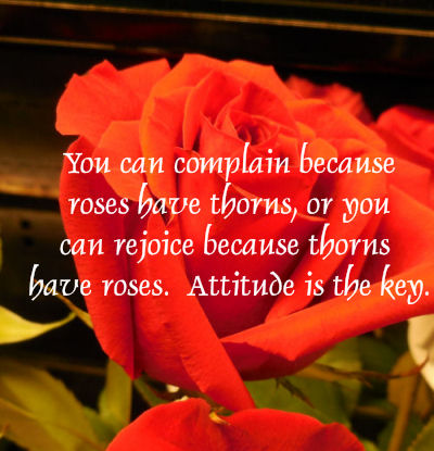 Attitude is the key quote