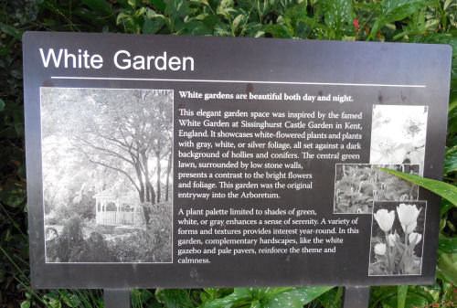 The White Garden in Raleigh.