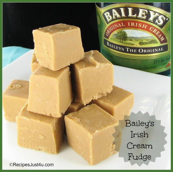 Bailey's Irish cream and coffee fudge