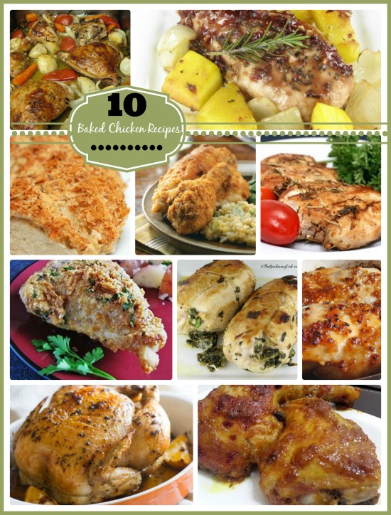 10 Baked chicken Recipes