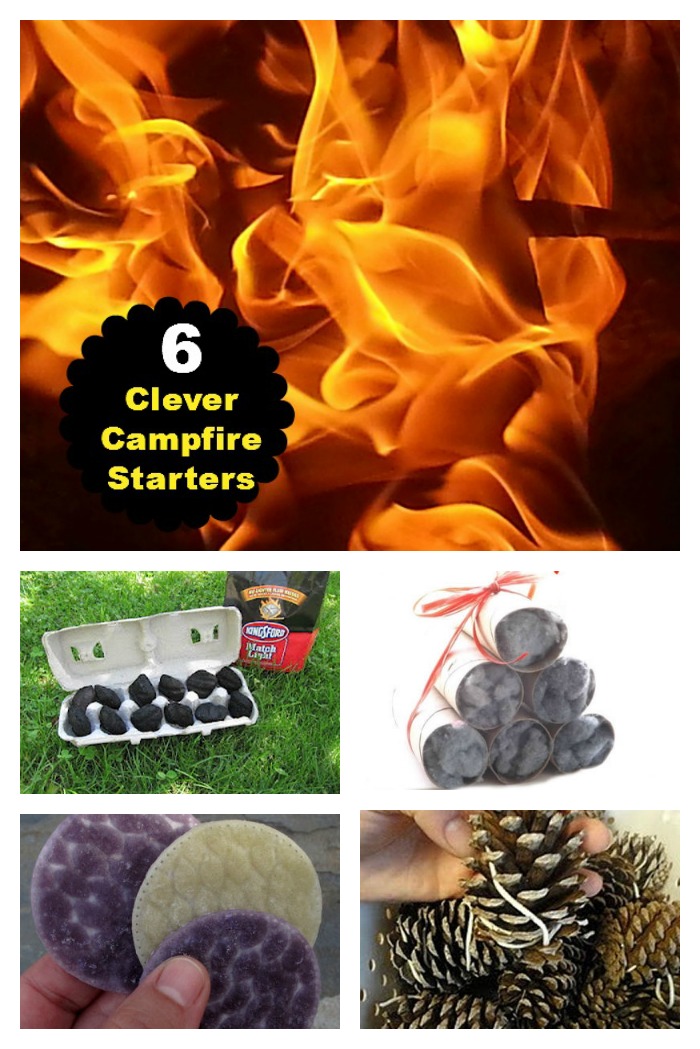 These easy campfire starters will get the fire roaring in a flash.