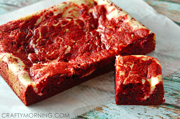 Red Velvet Cheesecake Brownies