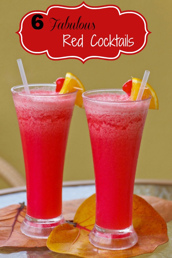 Red Cocktails and Drinks – My Favorites
