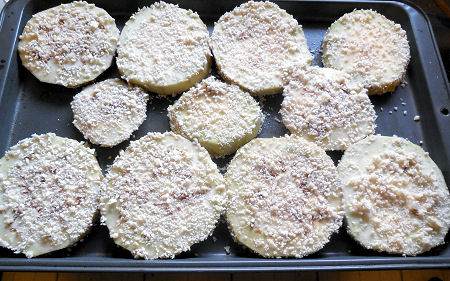 breaded eggplants