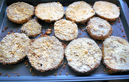 baked eggplant slices