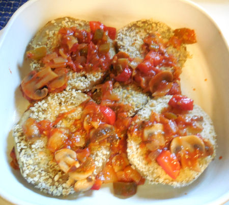 Vegan Baked Eggplant casserole