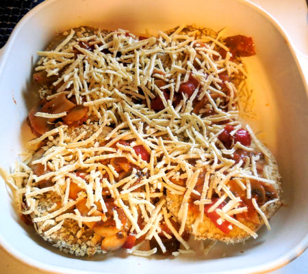 Vegan Baked Eggplant casserole