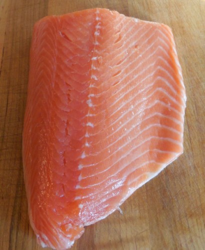 whole piece of salmon