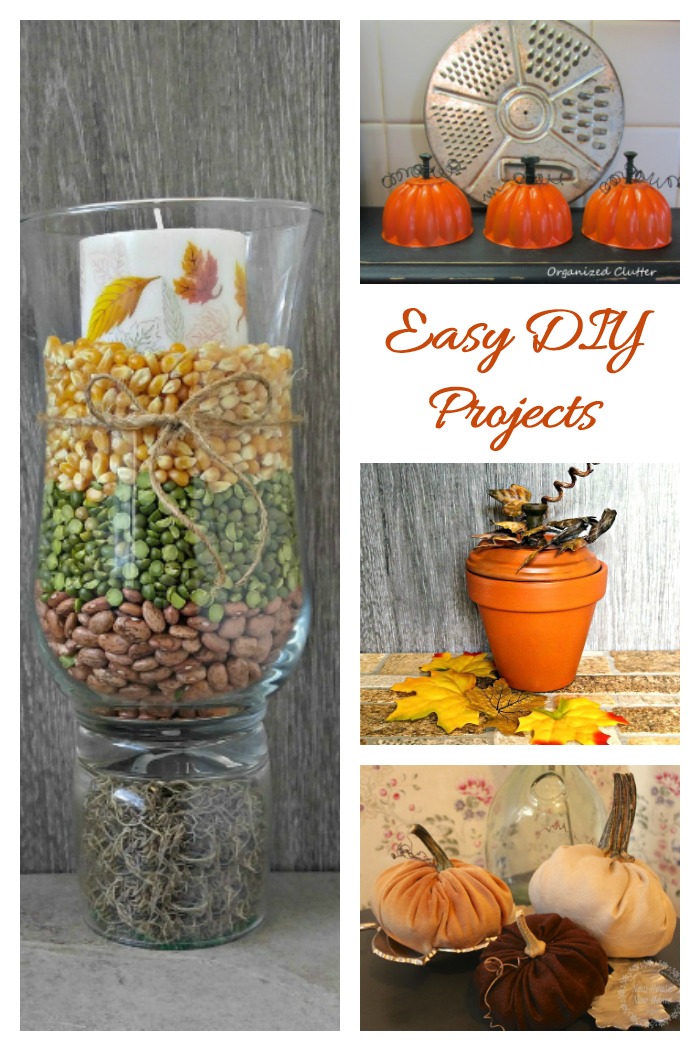 Easy Craft project for fall and all year round. These fun ideas can be made in minutes with very few materials.