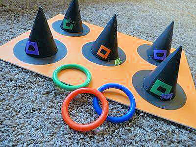 Witches Hat Ring toss game