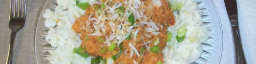 Pineapple Chicken Curry with Coconut Milk and Thai Chili Paste