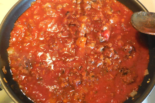 meaty marinara sauce