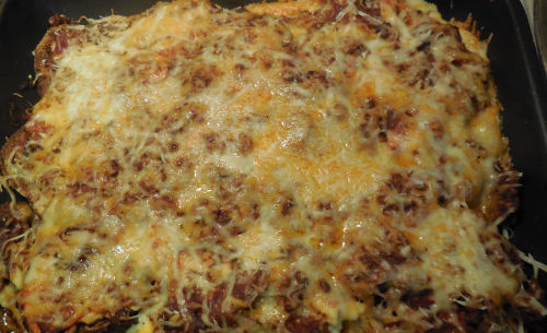 Eggplant Lasagne.