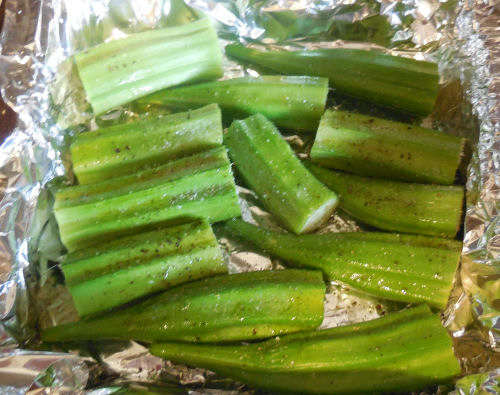 roasted okra