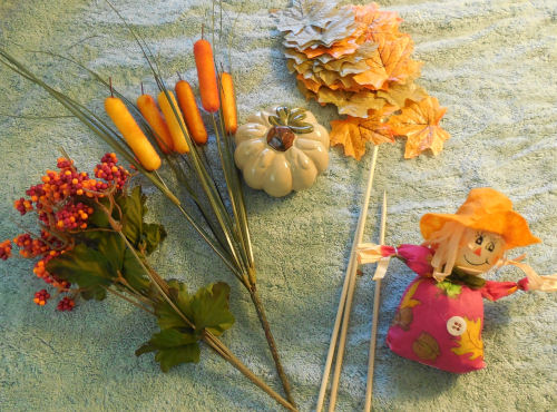 Supplies for the project.