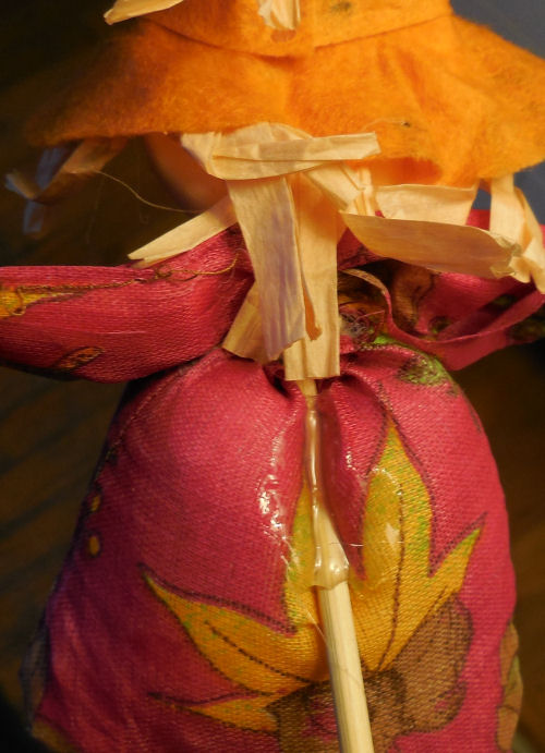 back of scarecrow.
