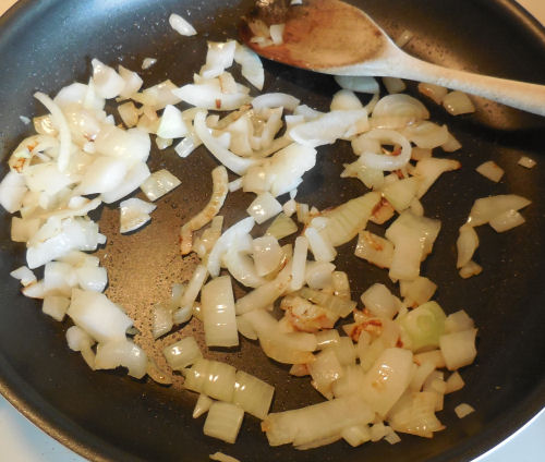 sauteed onion and garlic