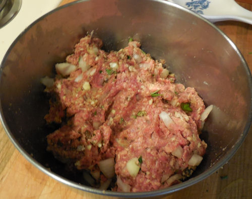 Ground beef mixture
