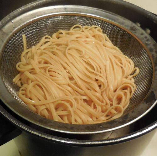 cooked linguine