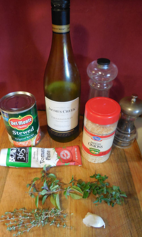 Pizza sauce ingredients