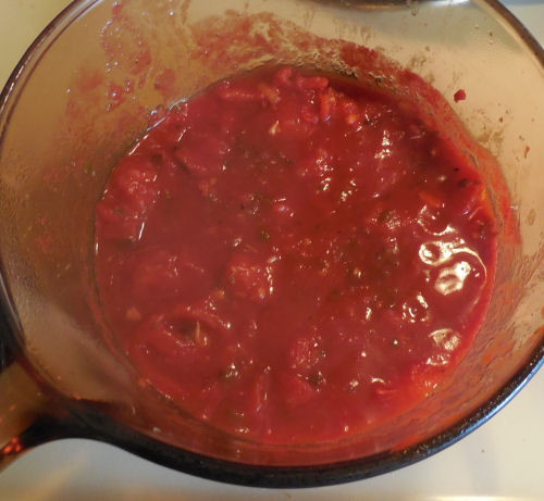 Thickened sauce