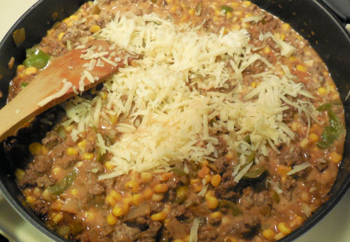 add the cheese
