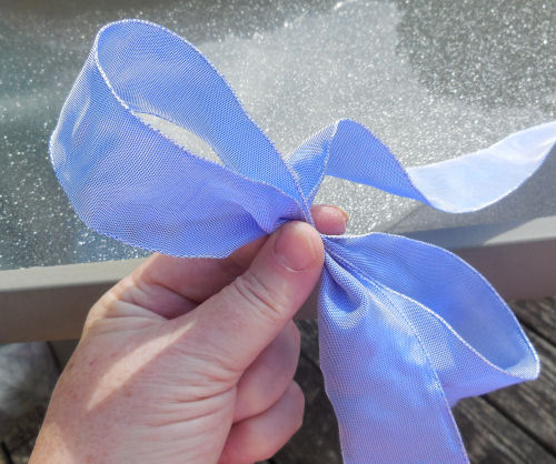 Floral bow two loops