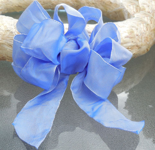 DIY floral bow tutorial