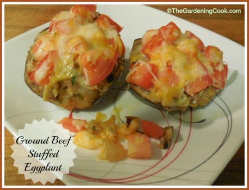 Ground Beef Stuffed Eggplants