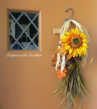 DIY Autumn Swag Wreath