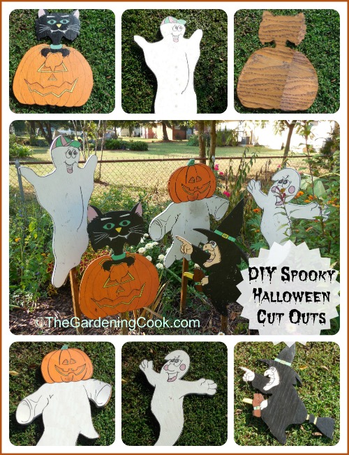 DIY Spooky Halloween Wooden Cut Out Yard Decorations