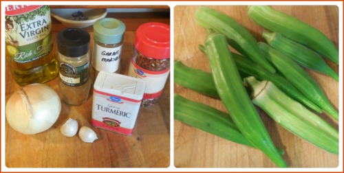 Okra ingredients