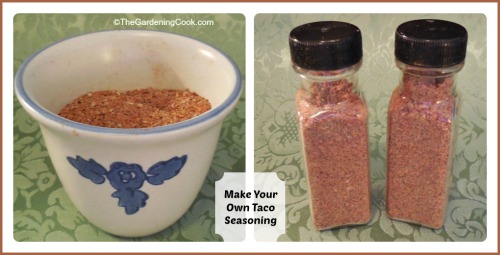 Make your Own Taco Seasoning.