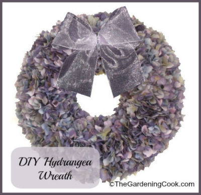 DIY Hydrangea Autumn Wreath