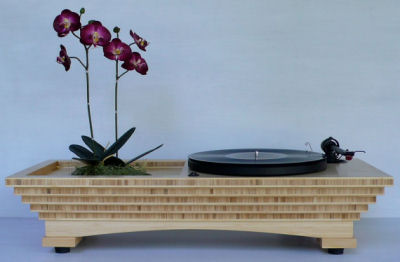 Real Turntable with planter section.