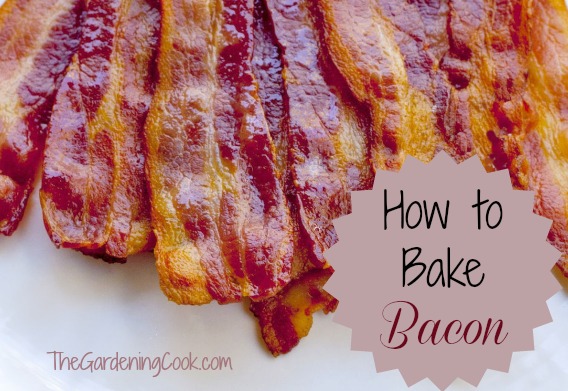 Baked bacon