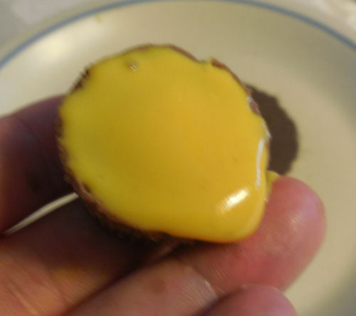 frosting on pb CUP